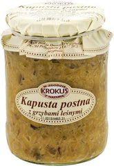Lenten cabbage with mushrooms 670g KROKUS